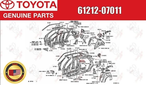 Toyota oem seitenreling - oem,