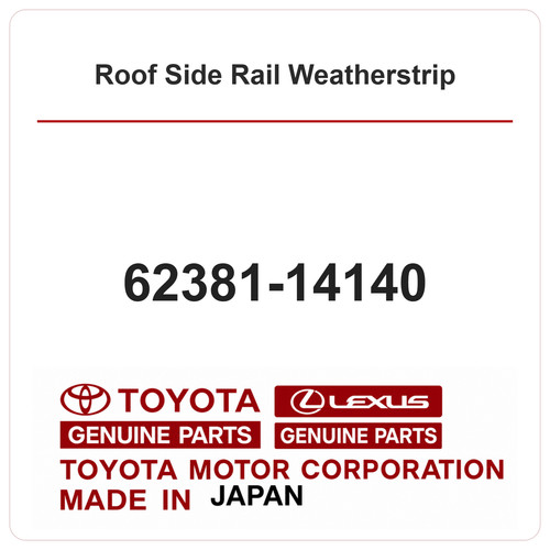 Toyota original 62381 14140 - toyota, 62381-14140